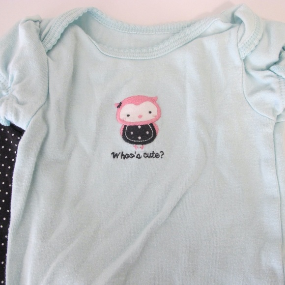 Bundle of 3 Carter's Baby Infant Onesie's Size 0-3 months GUC - Picture 3 of 5